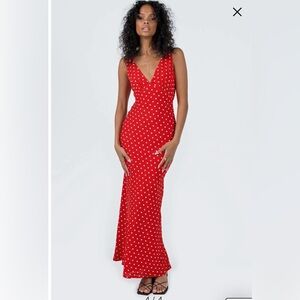 Nellie Polka Dot Maxi Dress by Princess Polly
